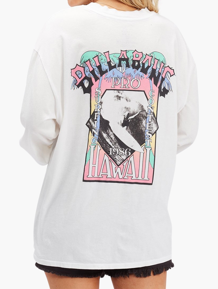 Shop Billabong Salt Crystal Tons Of Sun Long Sleeve Tee for Women
